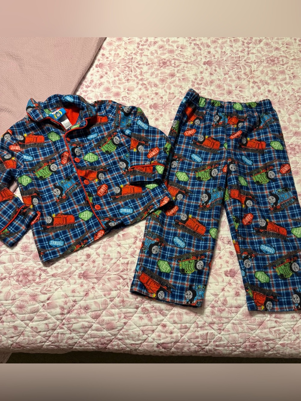 Thomas & Friends 2 Piece Pajamas Size 3T James Percy 2010